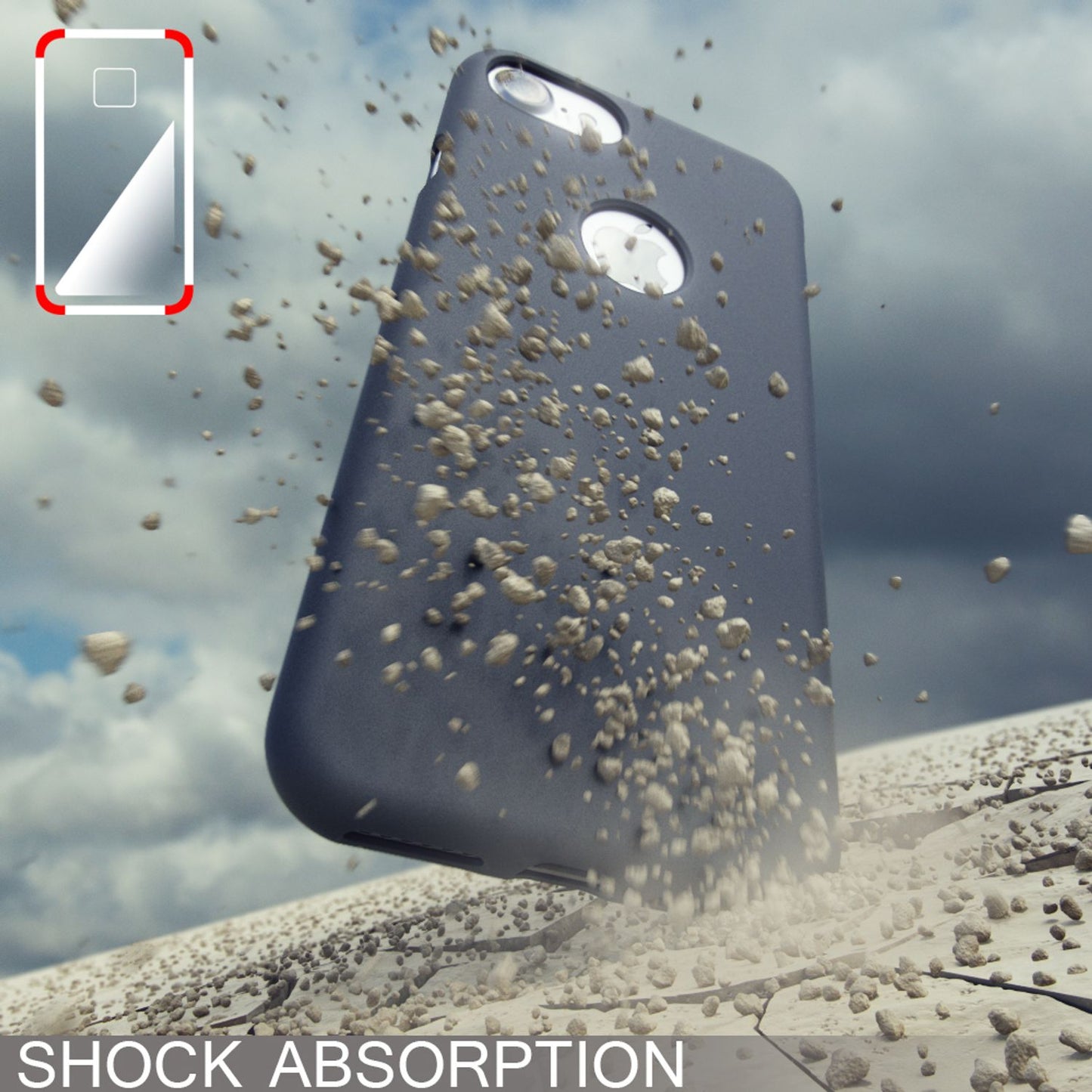 NALIA Neon Silikonhülle für iPhone 7 – Soft-Touch & Signal-Neon – NEONSHOCK (Matte Schutzhülle) – Marke aus Berlin