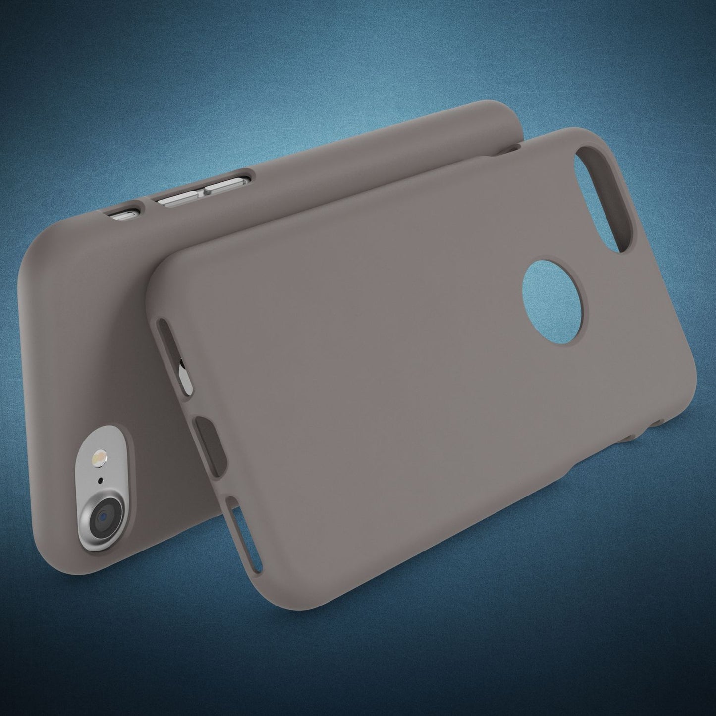 NALIA Neon Silikonhülle für iPhone 7 – Soft-Touch & Signal-Neon – NEONSHOCK (Matte Schutzhülle) – Marke aus Berlin