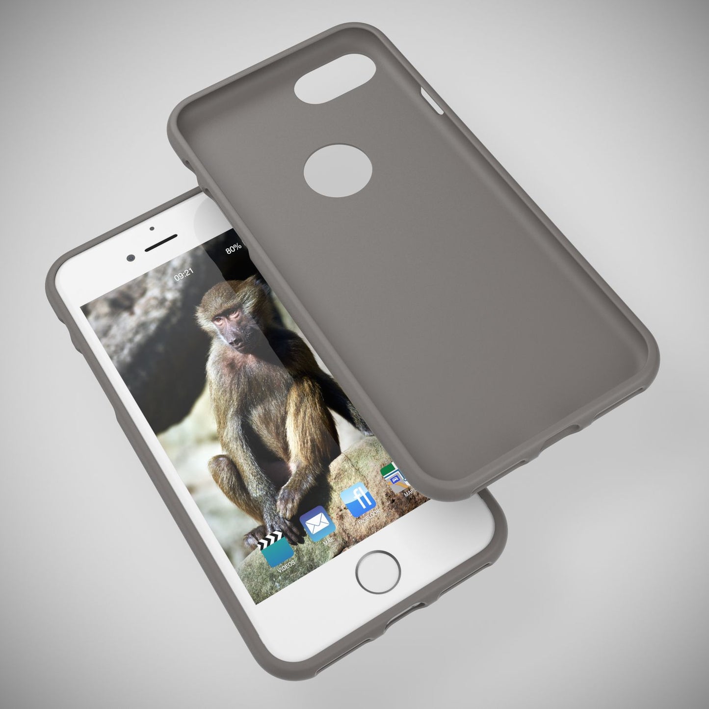 NALIA Neon Silikonhülle für iPhone 7 – Soft-Touch & Signal-Neon – NEONSHOCK (Matte Schutzhülle) – Marke aus Berlin