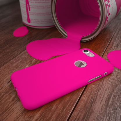 NALIA Neon Silikonhülle für iPhone 7 – Soft-Touch & Signal-Neon – NEONSHOCK (Matte Schutzhülle) – Marke aus Berlin