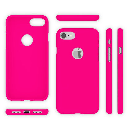 NALIA Neon Silikonhülle für iPhone 7 – Soft-Touch & Signal-Neon – NEONSHOCK (Matte Schutzhülle) – Marke aus Berlin