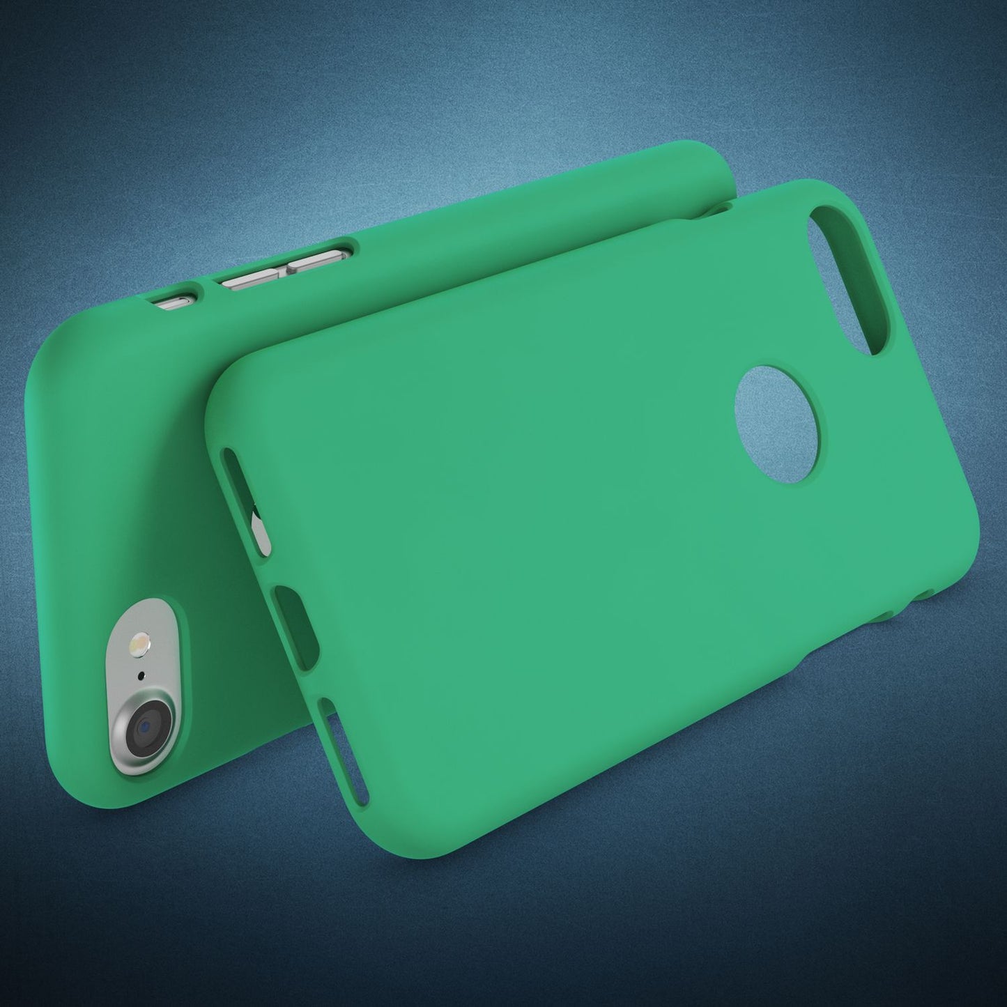 NALIA Neon Silikonhülle für iPhone 7 – Soft-Touch & Signal-Neon – NEONSHOCK (Matte Schutzhülle) – Marke aus Berlin