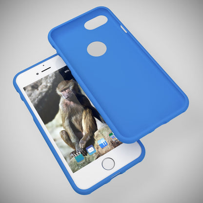NALIA Neon Silikonhülle für iPhone 7 – Soft-Touch & Signal-Neon – NEONSHOCK (Matte Schutzhülle) – Marke aus Berlin