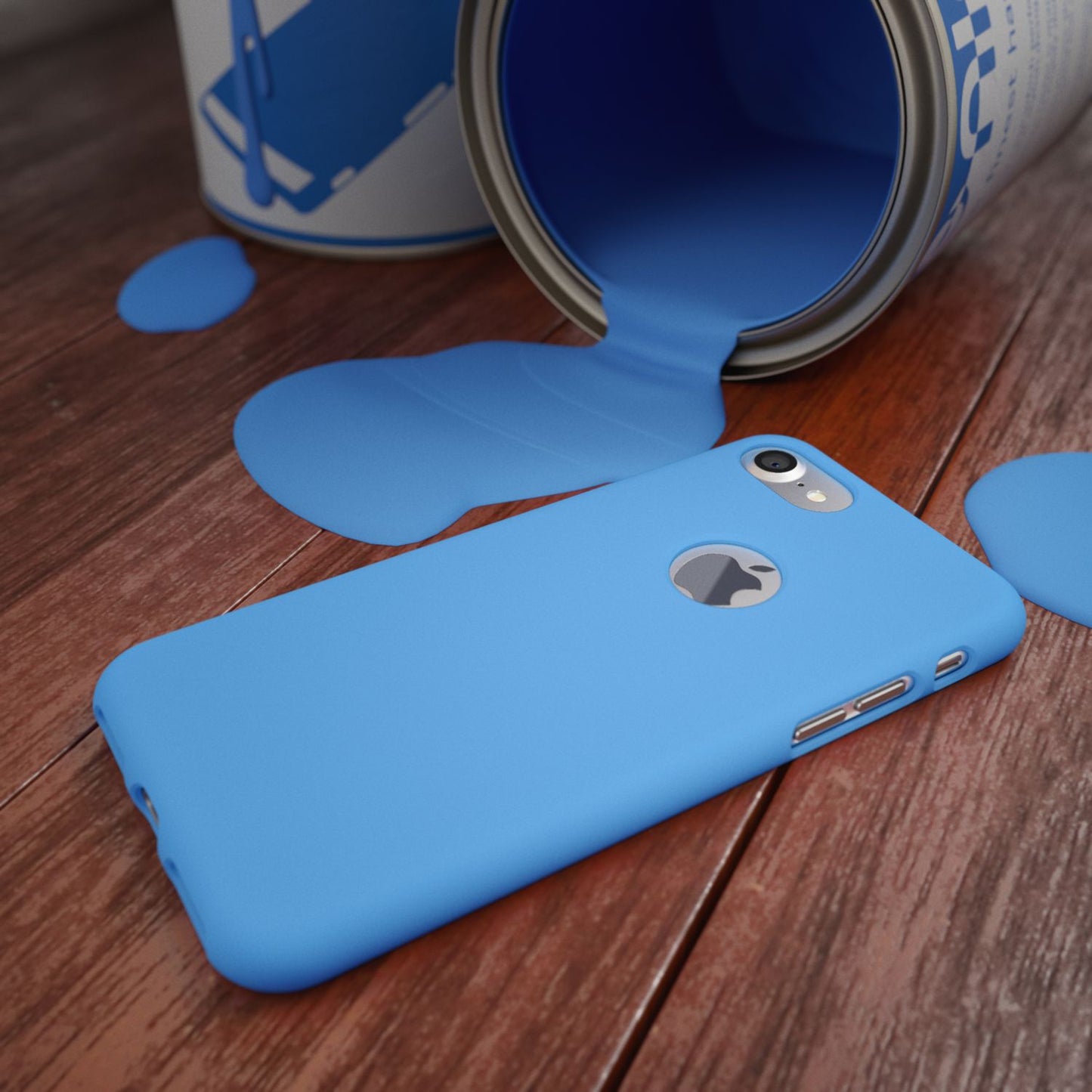 NALIA Neon Silikonhülle für iPhone 7 – Soft-Touch & Signal-Neon – NEONSHOCK (Matte Schutzhülle) – Marke aus Berlin
