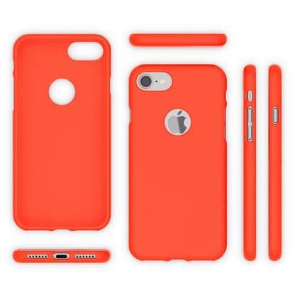 NALIA Neon Silikonhülle für iPhone 7 – Soft-Touch & Signal-Neon – NEONSHOCK (Matte Schutzhülle) – Marke aus Berlin