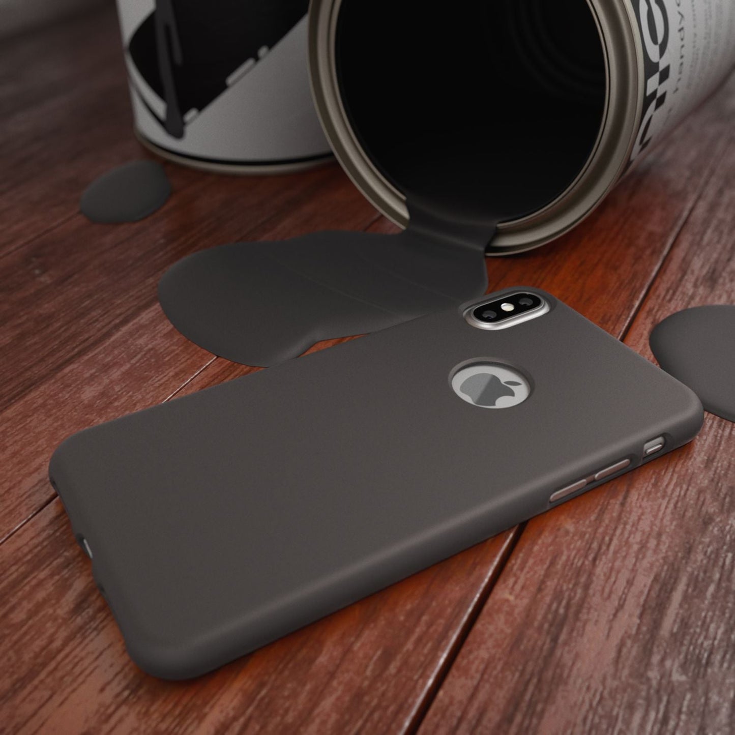NALIA Neon Silikonhülle für iPhone X / XS – Soft-Touch & Signal-Neon – NEONSHOCK (Matte Schutzhülle) – Marke aus Berlin
