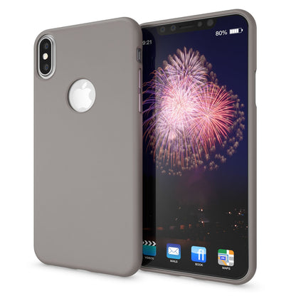 NALIA Neon Silikonhülle für iPhone X / XS – Soft-Touch & Signal-Neon – NEONSHOCK (Matte Schutzhülle) – Marke aus Berlin