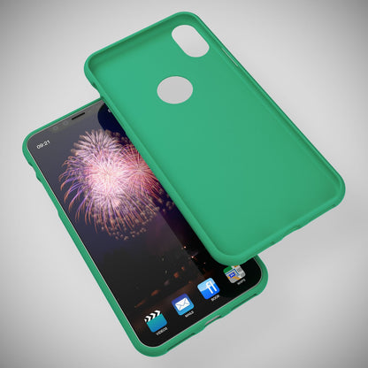NALIA Neon Silikonhülle für iPhone X / XS – Soft-Touch & Signal-Neon – NEONSHOCK (Matte Schutzhülle) – Marke aus Berlin