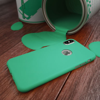NALIA Neon Silikonhülle für iPhone XS Max – Soft-Touch & Signal-Neon – NEONSHOCK (Matte Schutzhülle) – Marke aus Berlin