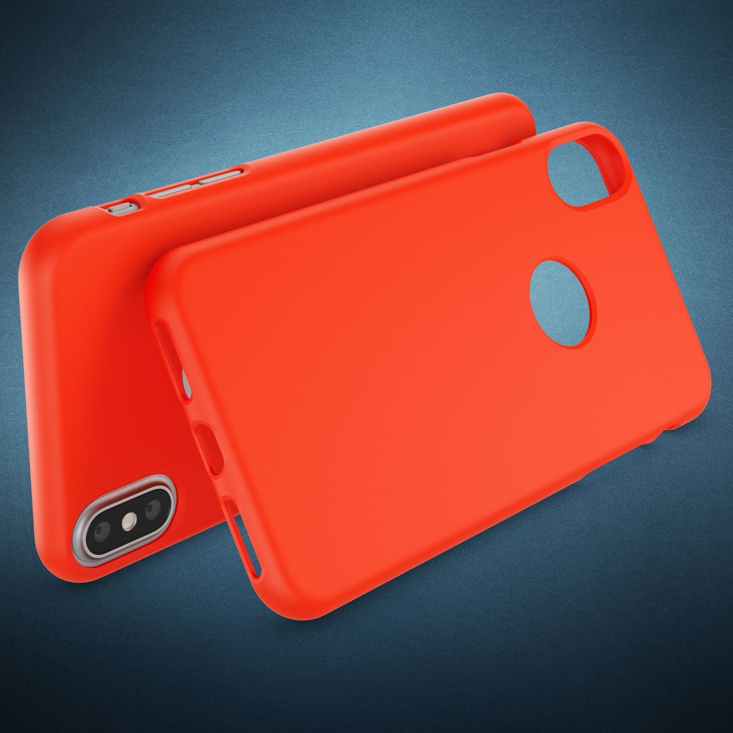 NALIA Neon Silikonhülle für iPhone X / XS – Soft-Touch & Signal-Neon – NEONSHOCK (Matte Schutzhülle) – Marke aus Berlin