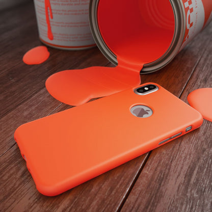NALIA Neon Silikonhülle für iPhone X / XS – Soft-Touch & Signal-Neon – NEONSHOCK (Matte Schutzhülle) – Marke aus Berlin