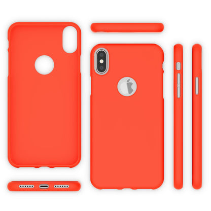 NALIA Neon Silikonhülle für iPhone X / XS – Soft-Touch & Signal-Neon – NEONSHOCK (Matte Schutzhülle) – Marke aus Berlin
