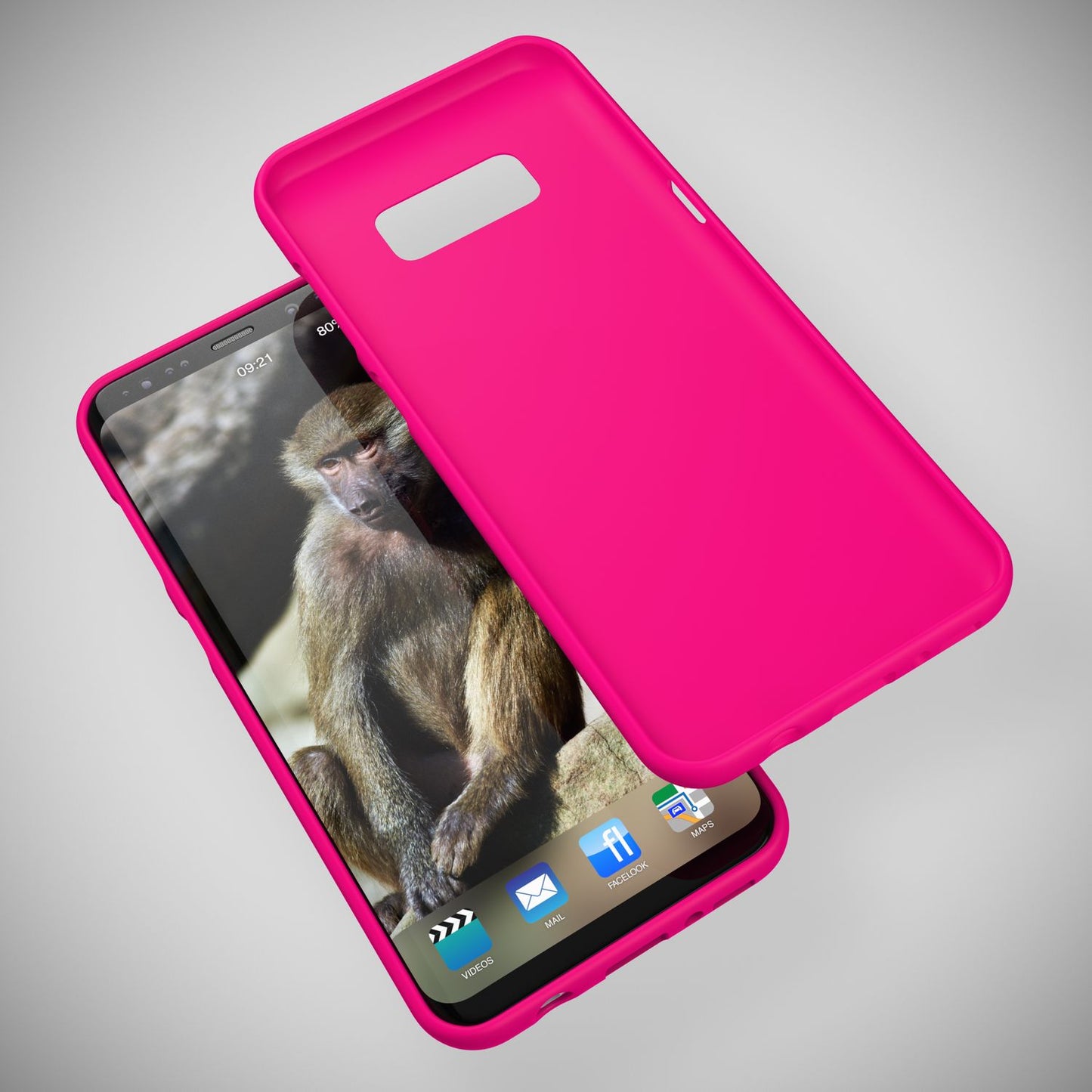 Samsung Galaxy S8 Handy Hülle von NALIA, Ultra Slim TPU Silikon Neon Case Schutz