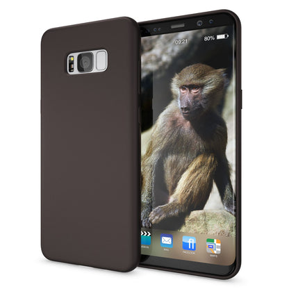 NALIA Neon Silikonhülle für Samsung Galaxy S8 Plus – Soft-Touch & Signal-Neon – NEONSHOCK (Matte Schutzhülle) – Marke aus Berlin