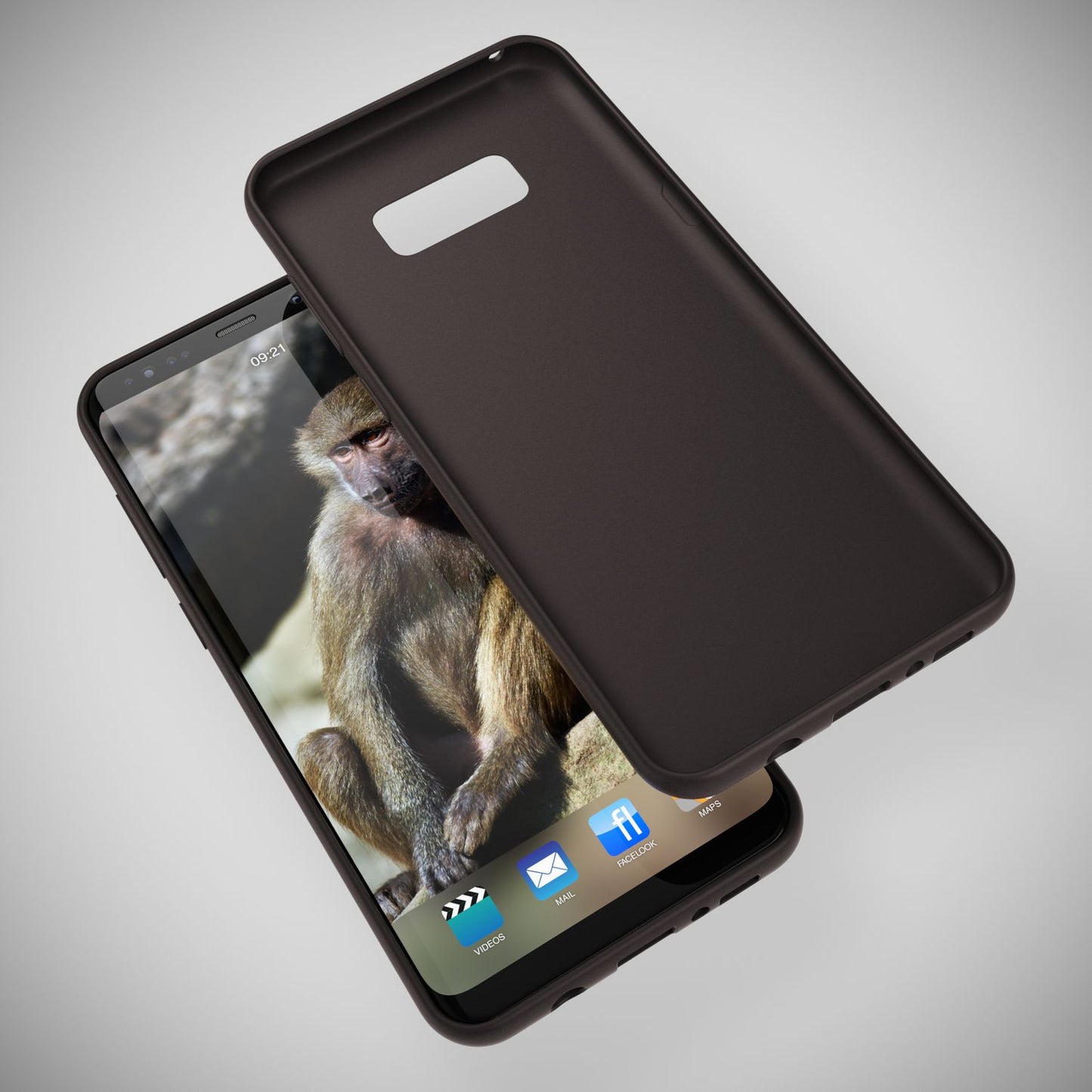 NALIA Neon Silikonhülle für Samsung Galaxy S8 Plus – Soft-Touch & Signal-Neon – NEONSHOCK (Matte Schutzhülle) – Marke aus Berlin