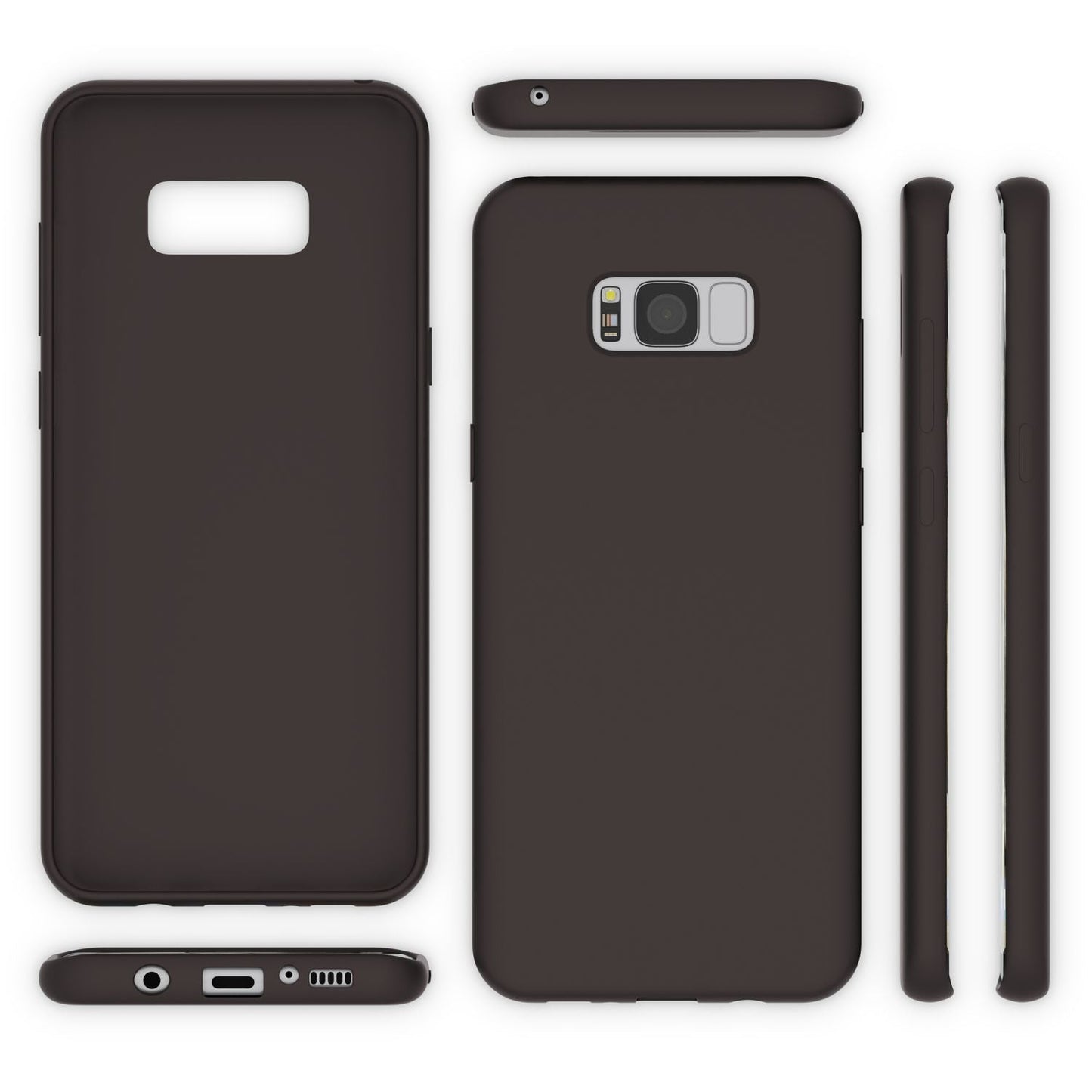 NALIA Neon Silikonhülle für Samsung Galaxy S8 Plus – Soft-Touch & Signal-Neon – NEONSHOCK (Matte Schutzhülle) – Marke aus Berlin
