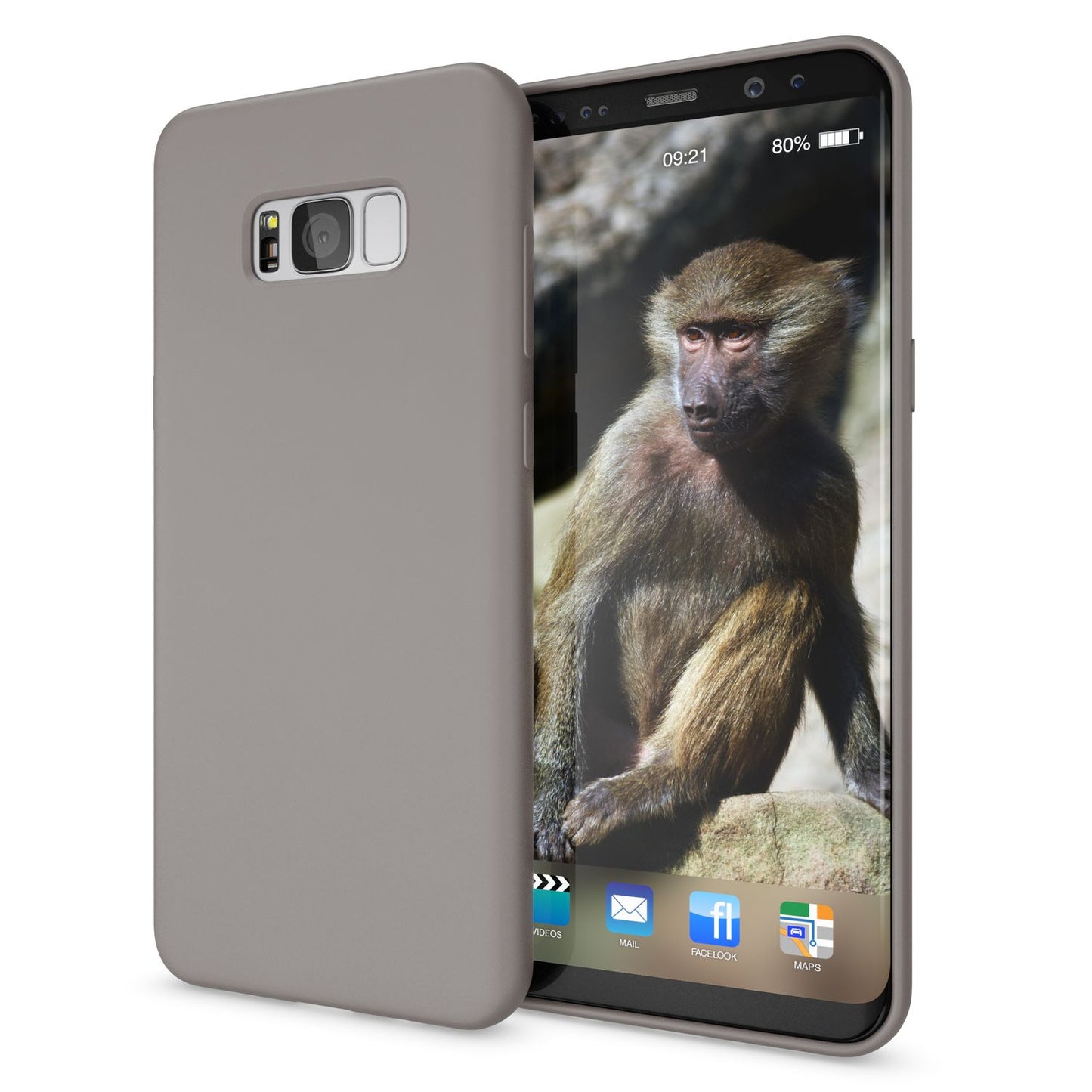 NALIA Neon Silikonhülle für Samsung Galaxy S8 Plus – Soft-Touch & Signal-Neon – NEONSHOCK (Matte Schutzhülle) – Marke aus Berlin