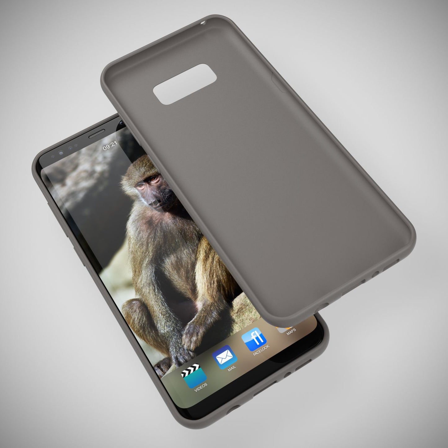 NALIA Neon Silikonhülle für Samsung Galaxy S8 Plus – Soft-Touch & Signal-Neon – NEONSHOCK (Matte Schutzhülle) – Marke aus Berlin