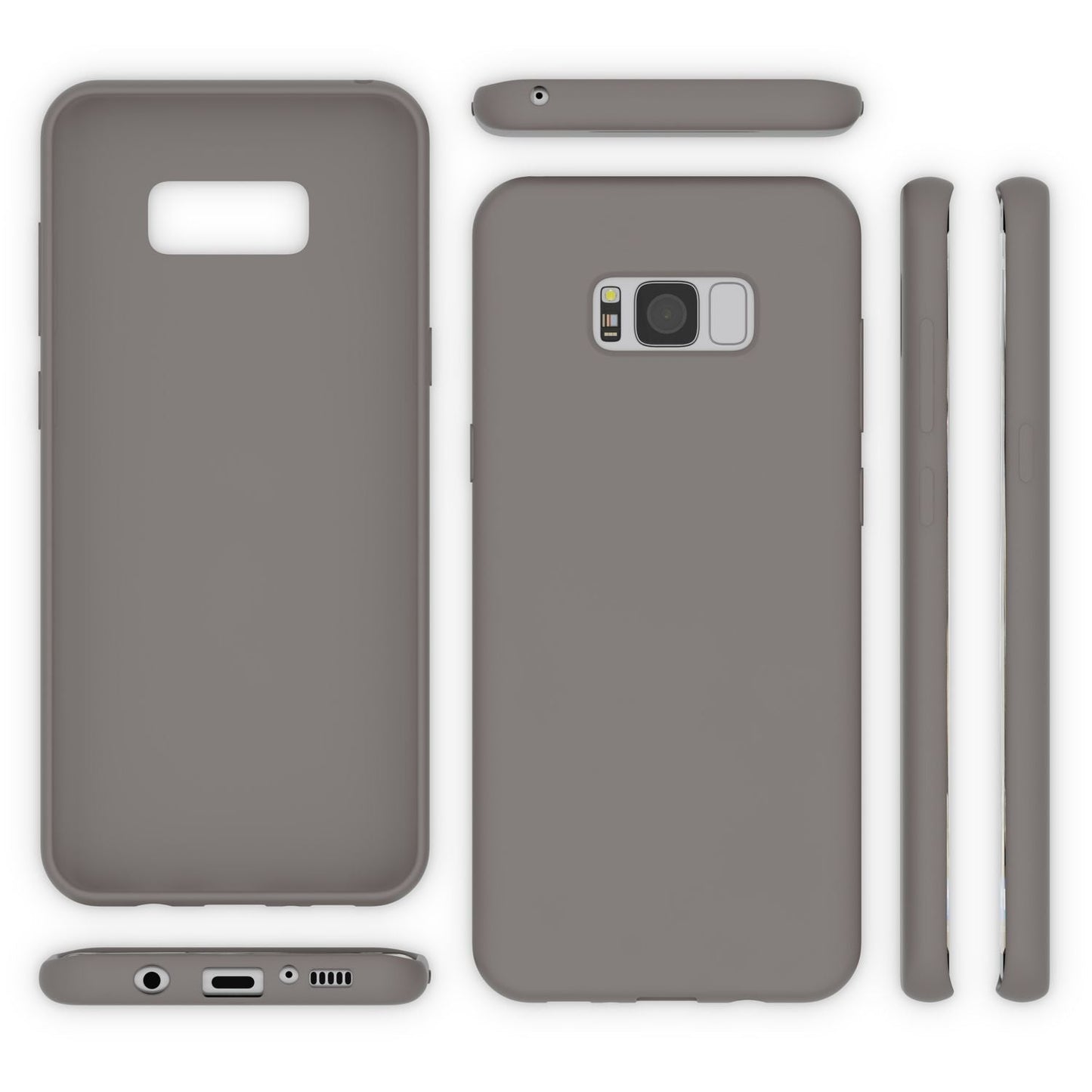 NALIA Neon Silikonhülle für Samsung Galaxy S8 Plus – Soft-Touch & Signal-Neon – NEONSHOCK (Matte Schutzhülle) – Marke aus Berlin