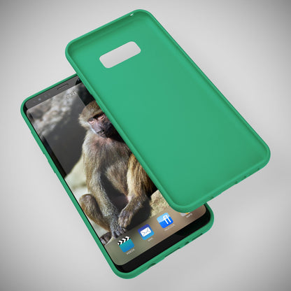 NALIA Neon Silikonhülle für Samsung Galaxy S8 Plus – Soft-Touch & Signal-Neon – NEONSHOCK (Matte Schutzhülle) – Marke aus Berlin