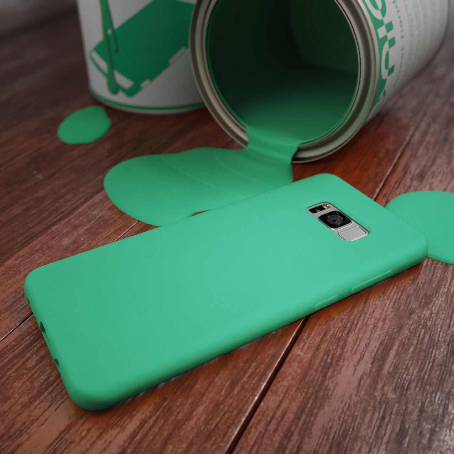 NALIA Neon Silikonhülle für Samsung Galaxy S8 Plus – Soft-Touch & Signal-Neon – NEONSHOCK (Matte Schutzhülle) – Marke aus Berlin