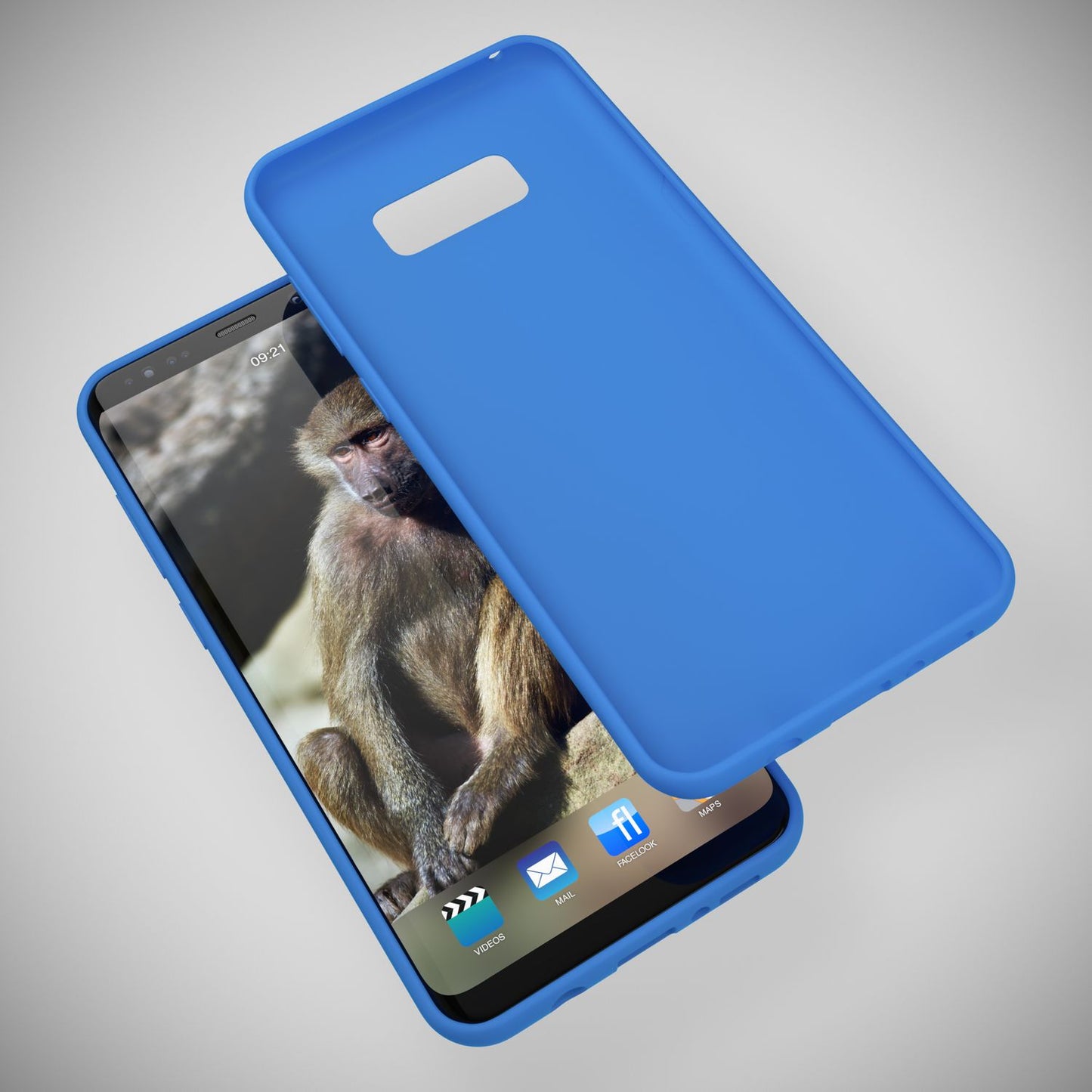 NALIA Neon Silikonhülle für Samsung Galaxy S8 Plus – Soft-Touch & Signal-Neon – NEONSHOCK (Matte Schutzhülle) – Marke aus Berlin