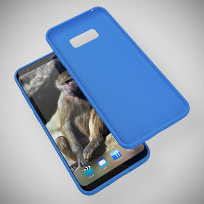 NALIA Neon Silikonhülle für Samsung Galaxy S8 Plus – Soft-Touch & Signal-Neon – NEONSHOCK (Matte Schutzhülle) – Marke aus Berlin