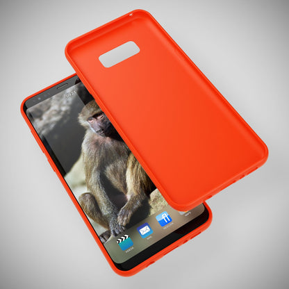 NALIA Neon Silikonhülle für Samsung Galaxy S8 Plus – Soft-Touch & Signal-Neon – NEONSHOCK (Matte Schutzhülle) – Marke aus Berlin