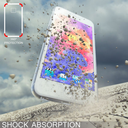 NALIA 360 Grad Handyhülle kompatibel mit Apple iPhone 6 Plus 6S Plus, Full Cover vorne hinten Doppel-Schutz, Dünnes Ganzkörper Case Silikon, Transparenter Displayschutz & Rückseite