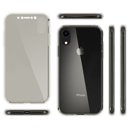 NALIA 360 Grad Hülle kompatibel mit iPhone XR, Full Cover Rundum Doppel-Schutz, Dünnes Ganzkörper Case Silikon Etui Handytasche, Displayschutz & Rückseite Handyhülle