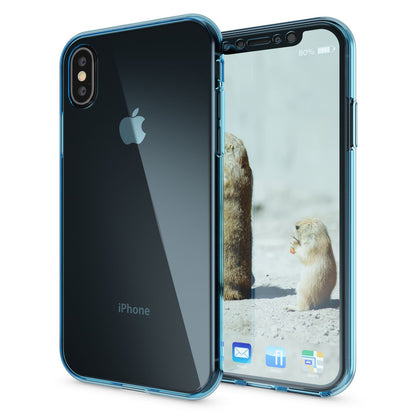 NALIA 360 Grad Handyhülle kompatibel mit iPhone XS Max, Full Cover Rundum Doppel-Schutz, Dünnes Ganzkörper Case Silikon Etui Handytasche, Displayschutz & Rückseite Hülle