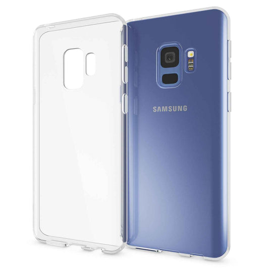 NALIA Transparente Silikonhülle für Samsung Galaxy S9 – Anti-Gelb & Rutschfest – GLAZE (Handyhülle Kristallklar, Schlank & Stoßfest) – Marke aus Berlin