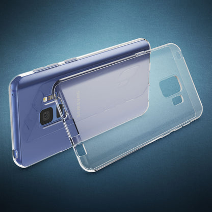 NALIA Transparente Silikonhülle für Samsung Galaxy S9 – Anti-Gelb & Rutschfest – GLAZE (Handyhülle Kristallklar, Schlank & Stoßfest) – Marke aus Berlin