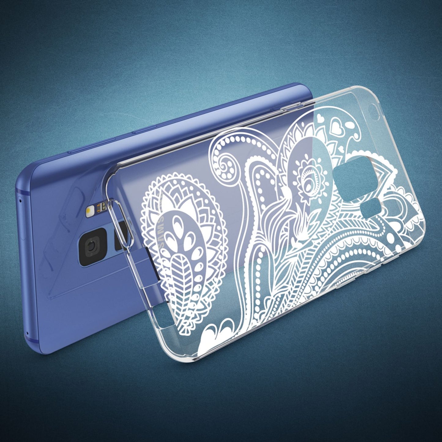 NALIA Handyhülle kompatibel mit Samsung Galaxy S9, Slim Silikon Motiv Case Crystal Schutzhülle Dünn Durchsichtig, Etui Handy-Tasche Back-Cover Transparent Bumper