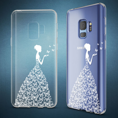 NALIA Handyhülle kompatibel mit Samsung Galaxy S9, Slim Silikon Motiv Case Crystal Schutzhülle Dünn Durchsichtig, Etui Handy-Tasche Back-Cover Transparent Bumper