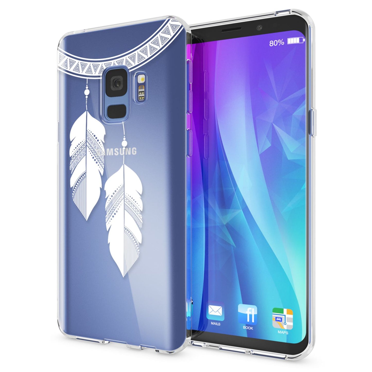 NALIA Handyhülle kompatibel mit Samsung Galaxy S9, Slim Silikon Motiv Case Crystal Schutzhülle Dünn Durchsichtig, Etui Handy-Tasche Back-Cover Transparent Bumper