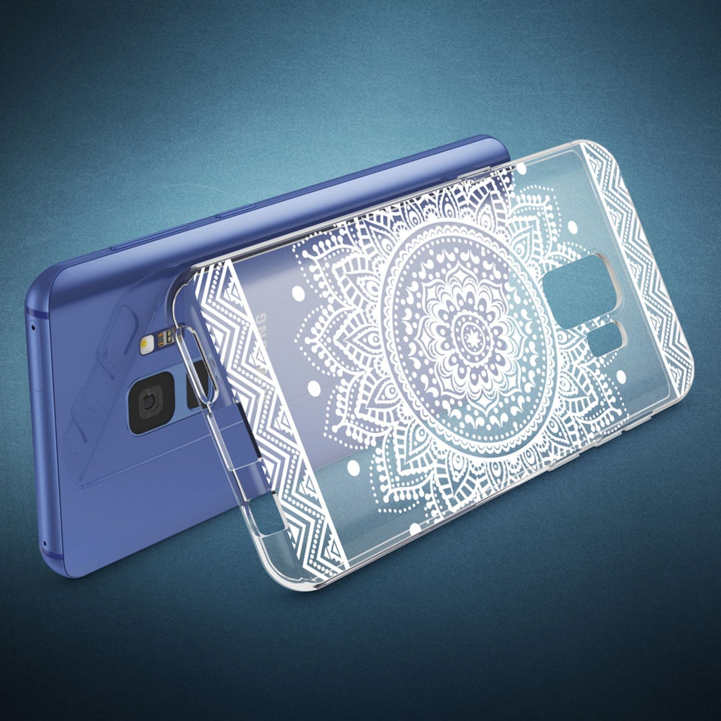 NALIA Handyhülle kompatibel mit Samsung Galaxy S9, Slim Silikon Motiv Case Crystal Schutzhülle Dünn Durchsichtig, Etui Handy-Tasche Back-Cover Transparent Bumper