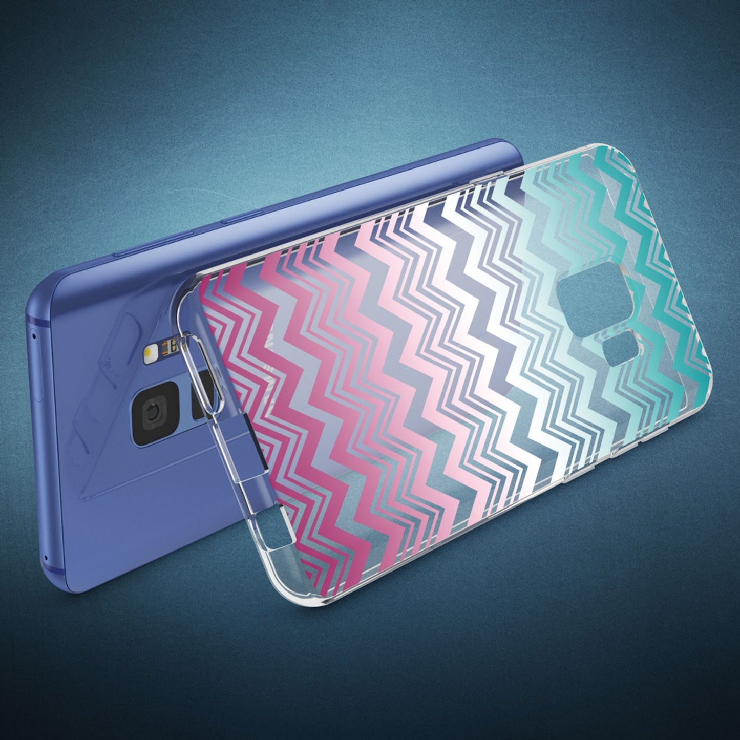 NALIA Handyhülle kompatibel mit Samsung Galaxy S9, Slim Silikon Motiv Case Crystal Schutzhülle Dünn Durchsichtig, Etui Handy-Tasche Back-Cover Transparent Bumper