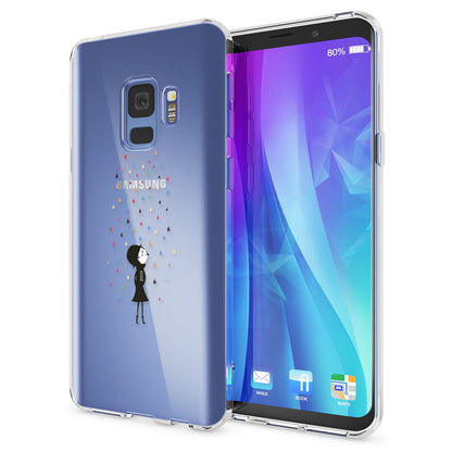 NALIA Handyhülle kompatibel mit Samsung Galaxy S9, Slim Silikon Motiv Case Crystal Schutzhülle Dünn Durchsichtig, Etui Handy-Tasche Back-Cover Transparent Bumper