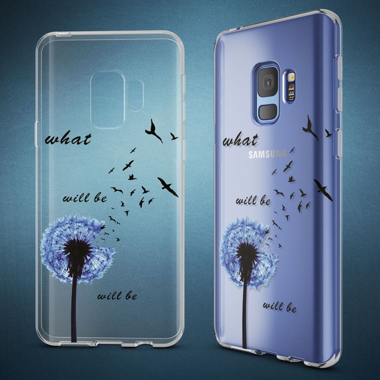 NALIA Handyhülle kompatibel mit Samsung Galaxy S9, Slim Silikon Motiv Case Crystal Schutzhülle Dünn Durchsichtig, Etui Handy-Tasche Back-Cover Transparent Bumper