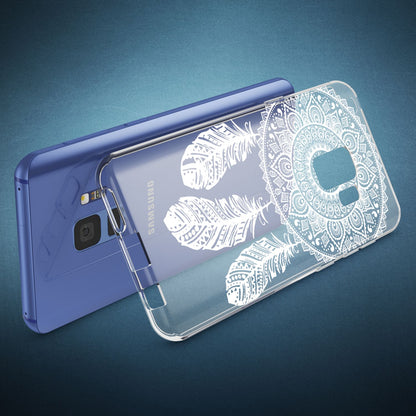 NALIA Handyhülle kompatibel mit Samsung Galaxy S9, Slim Silikon Motiv Case Crystal Schutzhülle Dünn Durchsichtig, Etui Handy-Tasche Back-Cover Transparent Bumper
