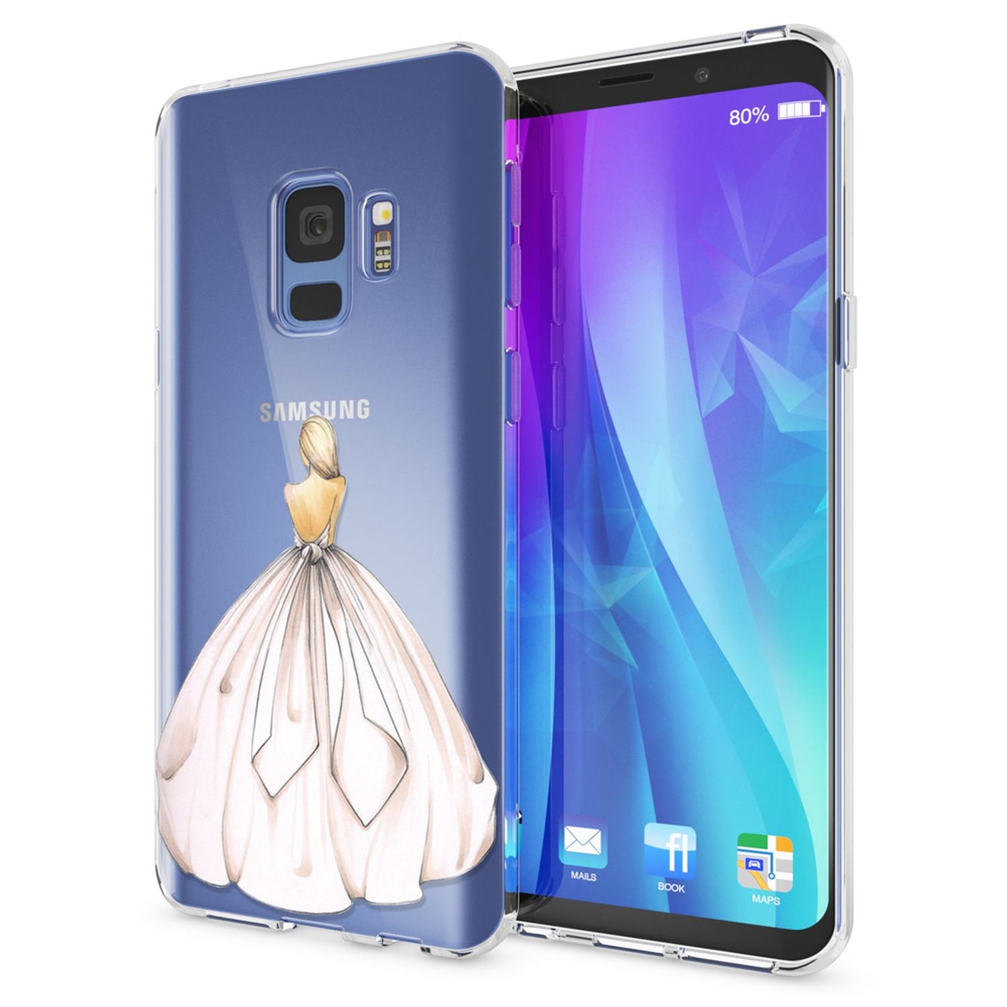 NALIA Handyhülle kompatibel mit Samsung Galaxy S9, Slim Silikon Motiv Case Crystal Schutzhülle Dünn Durchsichtig, Etui Handy-Tasche Back-Cover Transparent Bumper