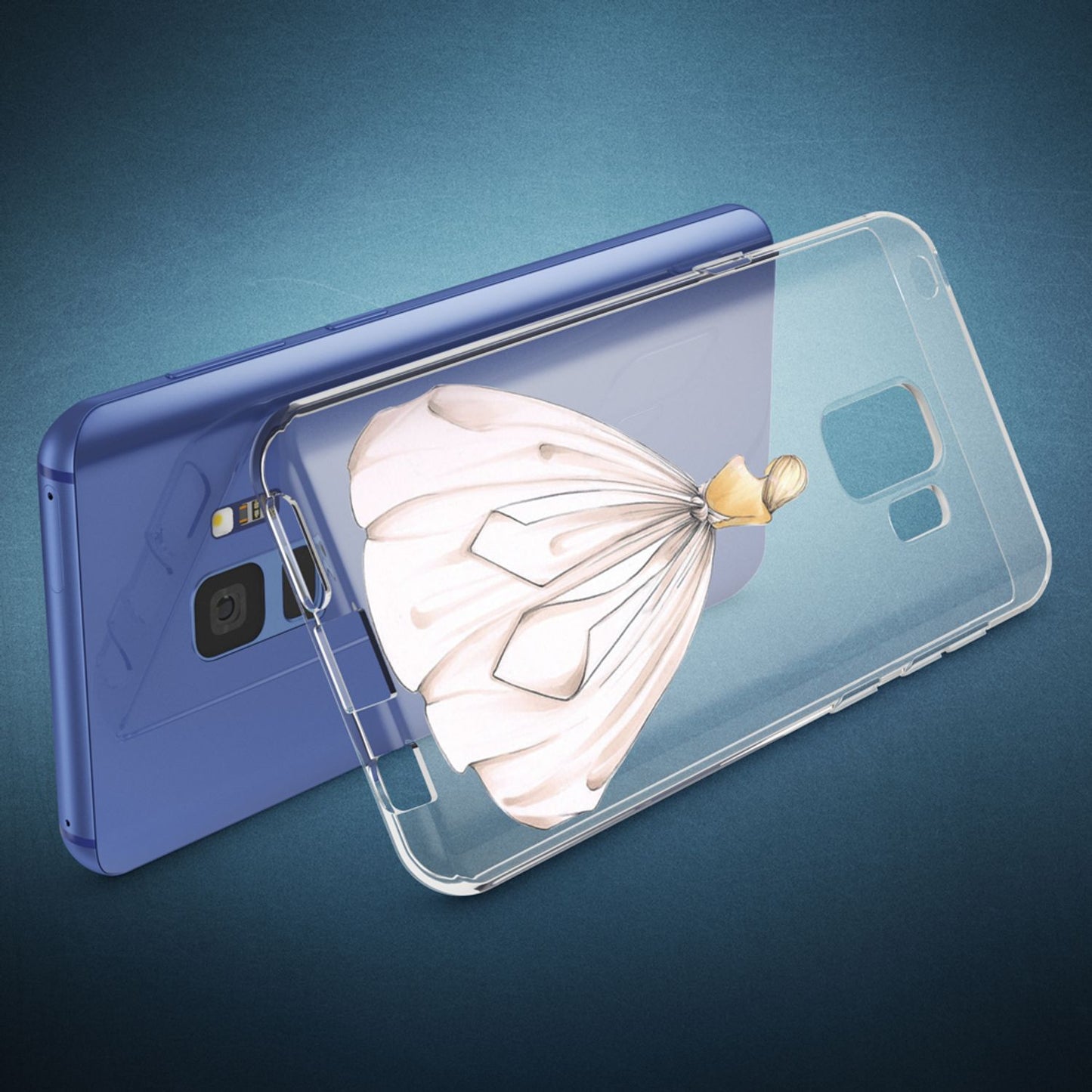 NALIA Handyhülle kompatibel mit Samsung Galaxy S9, Slim Silikon Motiv Case Crystal Schutzhülle Dünn Durchsichtig, Etui Handy-Tasche Back-Cover Transparent Bumper