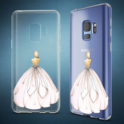 NALIA Handyhülle kompatibel mit Samsung Galaxy S9, Slim Silikon Motiv Case Crystal Schutzhülle Dünn Durchsichtig, Etui Handy-Tasche Back-Cover Transparent Bumper