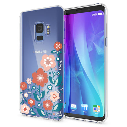 NALIA Handyhülle kompatibel mit Samsung Galaxy S9, Slim Silikon Motiv Case Crystal Schutzhülle Dünn Durchsichtig, Etui Handy-Tasche Back-Cover Transparent Bumper