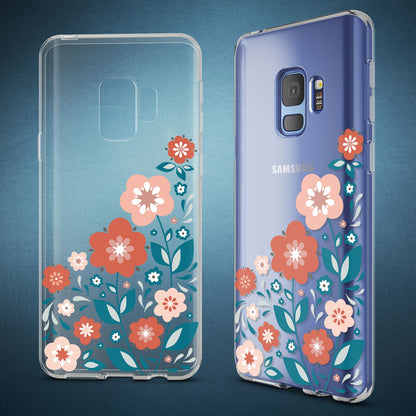NALIA Handyhülle kompatibel mit Samsung Galaxy S9, Slim Silikon Motiv Case Crystal Schutzhülle Dünn Durchsichtig, Etui Handy-Tasche Back-Cover Transparent Bumper