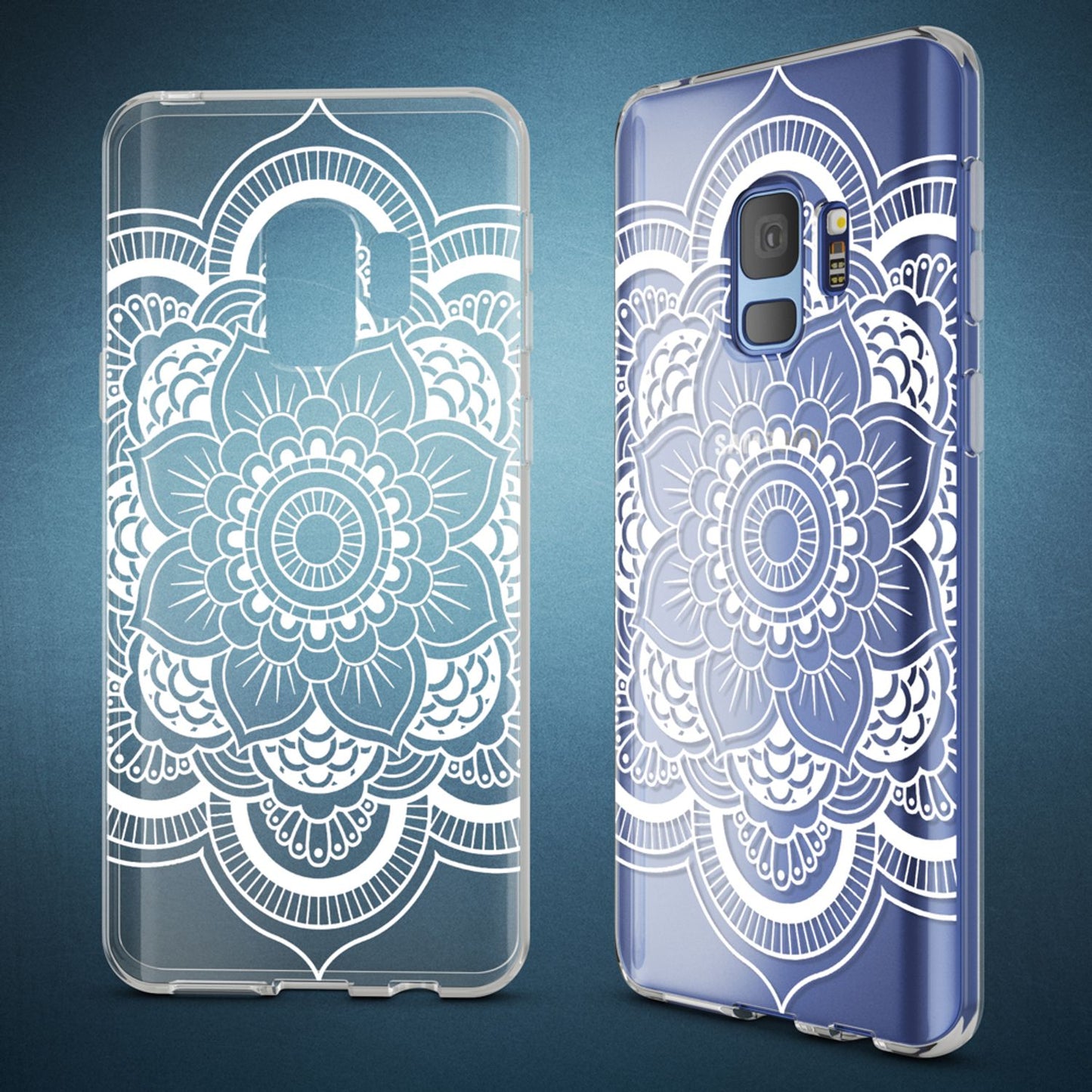 NALIA Handyhülle kompatibel mit Samsung Galaxy S9, Slim Silikon Motiv Case Crystal Schutzhülle Dünn Durchsichtig, Etui Handy-Tasche Back-Cover Transparent Bumper