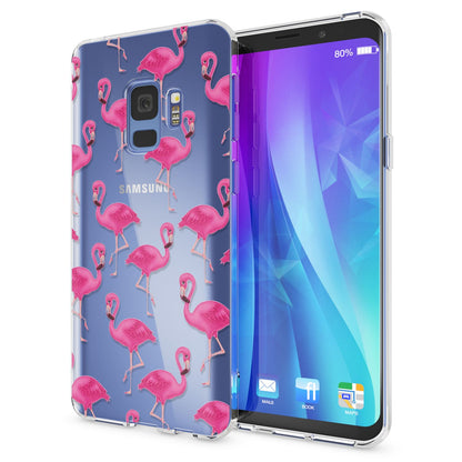 NALIA Handyhülle kompatibel mit Samsung Galaxy S9, Slim Silikon Motiv Case Crystal Schutzhülle Dünn Durchsichtig, Etui Handy-Tasche Back-Cover Transparent Bumper