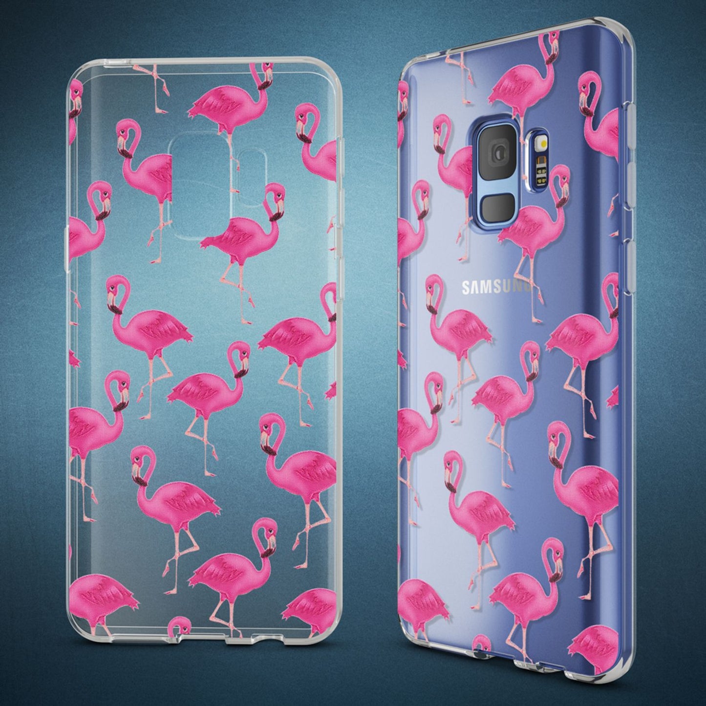 NALIA Handyhülle kompatibel mit Samsung Galaxy S9, Slim Silikon Motiv Case Crystal Schutzhülle Dünn Durchsichtig, Etui Handy-Tasche Back-Cover Transparent Bumper