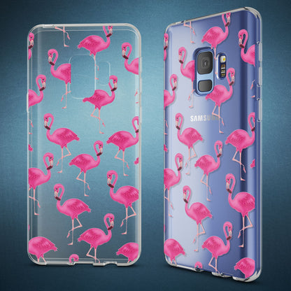 NALIA Handyhülle kompatibel mit Samsung Galaxy S9, Slim Silikon Motiv Case Crystal Schutzhülle Dünn Durchsichtig, Etui Handy-Tasche Back-Cover Transparent Bumper